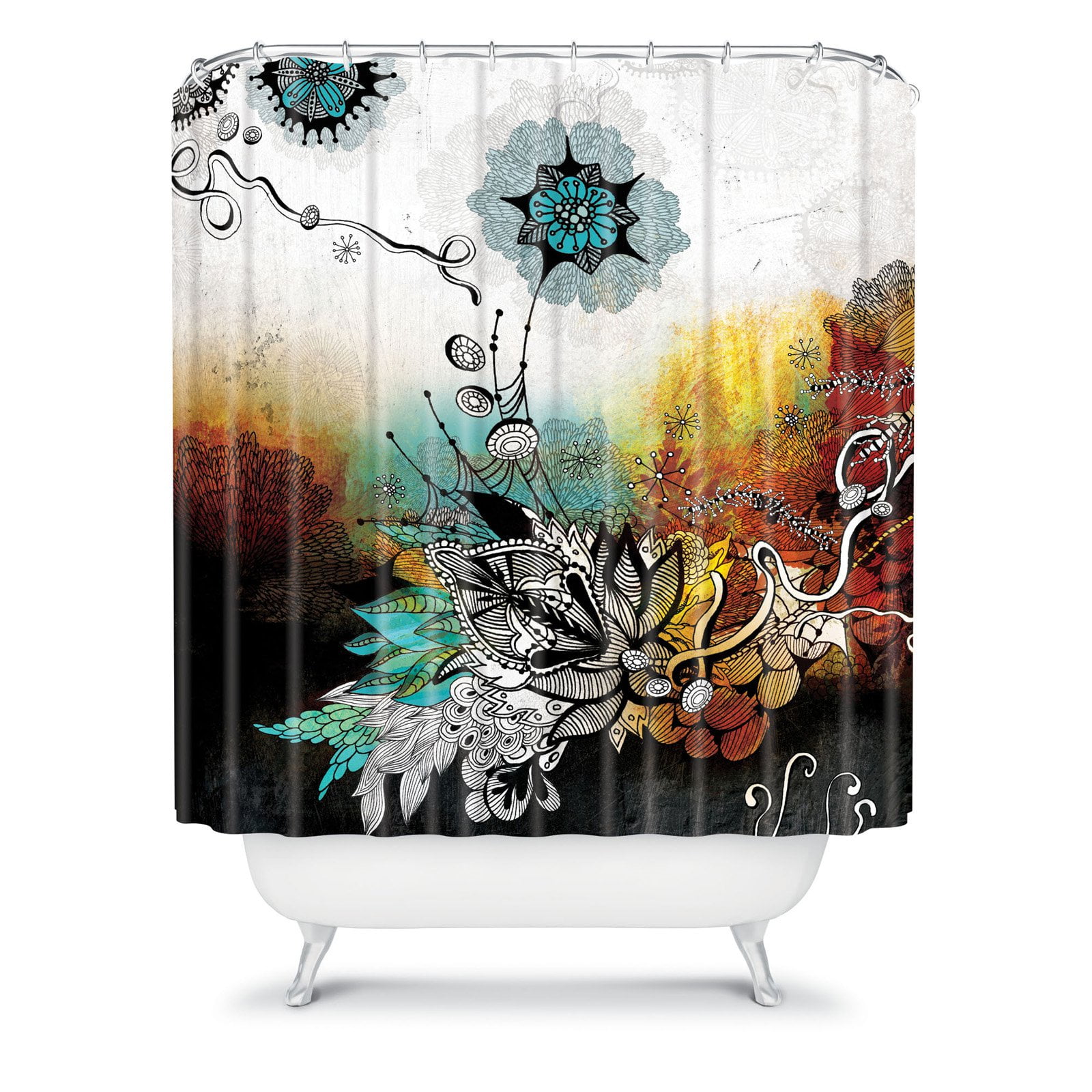Deny Designs Iveta Abolina Shower Curtain Frozen Dreams