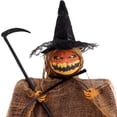 thumbnail image 2 of Colgantes Muñeca Calabaza Halloween Terror para Accesorios Casa Encantada () Naranja, 2 of 4