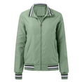 thumbnail image 4 of MIASHUI Veste Bomber Femme Légère Veste Zippée Manteau Décontracté Bomber, Vert, TG, 4 of 8