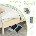 thumbnail image 6 of Coziwow 4-Step Foldable Dog Ladder for High Beds, Pet Stairs with Non-slip Pads for Small to Medium Pets, Gray, 6 of 9