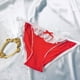thumbnail image 2 of Gibobby Tangas de mujer Tangas de encaje para mujer, ropa interior Sexy de Tanga de cintura , bragas transpirables elásticas Hipster, bragas(Rojo,M), 2 of 5
