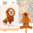 thumbnail image 4 of 2 suéteres de invierno para cachorros ropa de León y Tigre abrigo cálido para mascotas Navidad (talla M longitud de la espalda 30 cm ） PenghuiLiu 9024719115863, 4 of 5