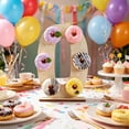 thumbnail image 4 of Soporte de Madera para Donas con Los Números Del 0 Al 4 para Fiestas de Cumpleaños, Bodas y Graduaciones. Estante Resistente de Madera Natural para Exhibir Donas, Pasteles o Dulces En La Mesa de Post, 4 of 6