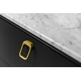 thumbnail image 5 of Goo-Ki Brushed Gold Cabinet Knobs with 0.6''(16MM) Hole Center, Modern Zinc Alloy Cabinet Handles for Drawer,Wardrobe,Cupboard, 6 Pack, 5 of 9