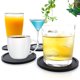 thumbnail image 3 of Posavasos para bebidas, juego de posavasos reutilizables antideslizantes, posavasos antideslizantes, posavasos de silicona para mesa de centro, escritorio, 8 Uds., 3 of 5