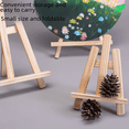thumbnail image 5 of Mini caballete de madera de escritorio para niños, pequeño caballete plegable para óleo, caballete de mesa, trípode, 5 of 5