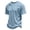 Y5-Light Blue, variant on Homeyce Men's Stand Collar Henley Shirts Short Sleeve Button Shirts Casual Basic Solid Color T-Shirt Stand Collar Big and Tall Pullover Tees Tops,Gray L
