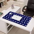 thumbnail image 3 of Long Mouse Pads for Desk,DarkBlue White Dinosaurs Silhouettes Desk Mats on Top Of Desks, Desk Mouse Pad Extra Large with 3mm Non-Slip Base and Stitched Edge for Gaming,Work,Home 31.5"x15.7", 3 of 5