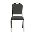 thumbnail image 5 of Flash Furniture Crown Back Stacking Banquet Chair in Black Dot Patterned Fabric - Black Frame, 5 of 9