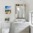 thumbnail image 5 of Coastal Wall Decor that Captivates A 12X16 Inch Canvas of a Small Beach Scene An Ideal Bedroom, Bathroom, Office, & Kitchen Seascape Wall Decoration., 5 of 7