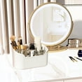 thumbnail image 6 of Makeup Storage Organizer, Cosmetic Case, Transparent Plastic Makeup Box with Large Capacity, Durable Clear Makeup Brush Holder, Space Saving Vanity Organizer, Easy Access Design, 6 of 7