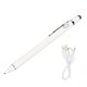 thumbnail image 1 of Active Stylus Pen 5V 0.2A Slim Stylish Aluminium Alloy Portable Capacitive Stylus Pen with Fine Tip for Mobile Phone Tablet White, 1 of 4