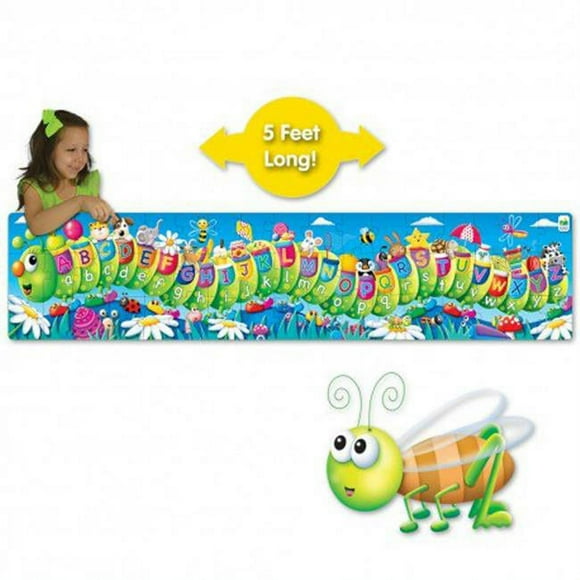 The Learning Journey International 434536 Casse-Tête Longs et Longs - Chenille ABC