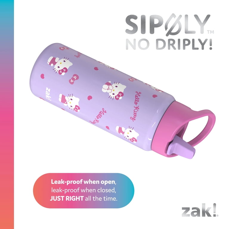 Zak Designs Siply Clutch 20oz Stainless Steel Bottle, Hello Kitty photo 4