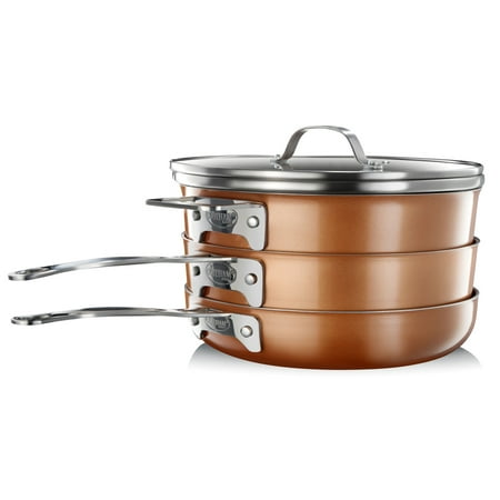 Gotham Steel Stackable Pots and Pans Set – Stackmaster Complete 10 ...