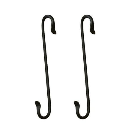 

8 in. S-Hook Black - Pack of 2