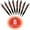 Red, variant on Stylus Pens - 2 in 1 Touch Screen & Writing Pen, Sensitive Stylus Tip - For Your iPad, iPhone, Nook, Samsung Galaxy & More - Orange, 24 Pack - By SyPen