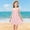 c04Red, variant on LNWUY Children's Girls Cute Simple Plaid Print Sleeveless Stretchy Camisole Dress A Line Suspenders Wrinkle Dress Blue 5 Years