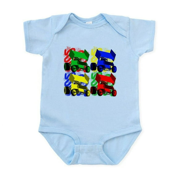 CafePress - Marilyn Sprints Primary Infant Bodysuit - Baby Light Bodysuit, Size Newborn - 24 Months