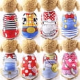 thumbnail image 4 of Chaleco de perro Cachorro Ropa de dibujos animados Camisas de verano casuales, 4 of 4