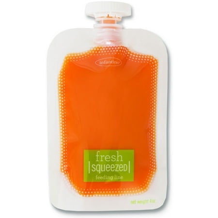 Infantino 50-Pack Fashion Squeeze Pouches - 25 Caps