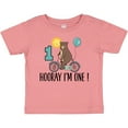 thumbnail image 3 of Inktastic 1st Birthday Bear on Bicycle 1 Year Old Boys or Girls Baby T-Shirt, 3 of 5