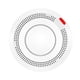 thumbnail image 1 of Sensor de humo WiFi Alarma de sonido y luz Detector de humo Tuya 70db alimentado por batería, 1 of 9