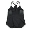thumbnail image 2 of SOLFIRE Womens Double Up Tank Top, Black, Large, 2 of 2