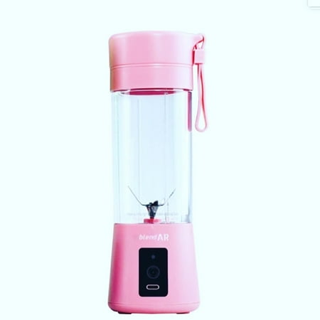 BlendAR Portable Blender, Battery Powered, 14 oz (Pink, Red, Blue & Black)