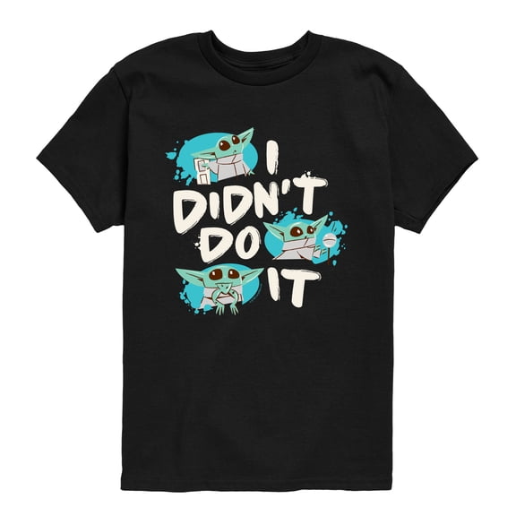 Star Wars - Didn't Do It Grogu - Youth Boys Short Sleeve Graphic T-Shirt