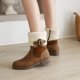 thumbnail image 5 of Botas de nieve Otoño e invierno Punta redonda Moda Botas cortas peludas cálidas Botas de gran tamaño Botas de mujer Wmkox8yii ghj1906, 5 of 9