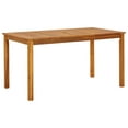 thumbnail image 1 of vidaXL Garden Table 140x80x74 cm Solid Acacia Wood, 1 of 5