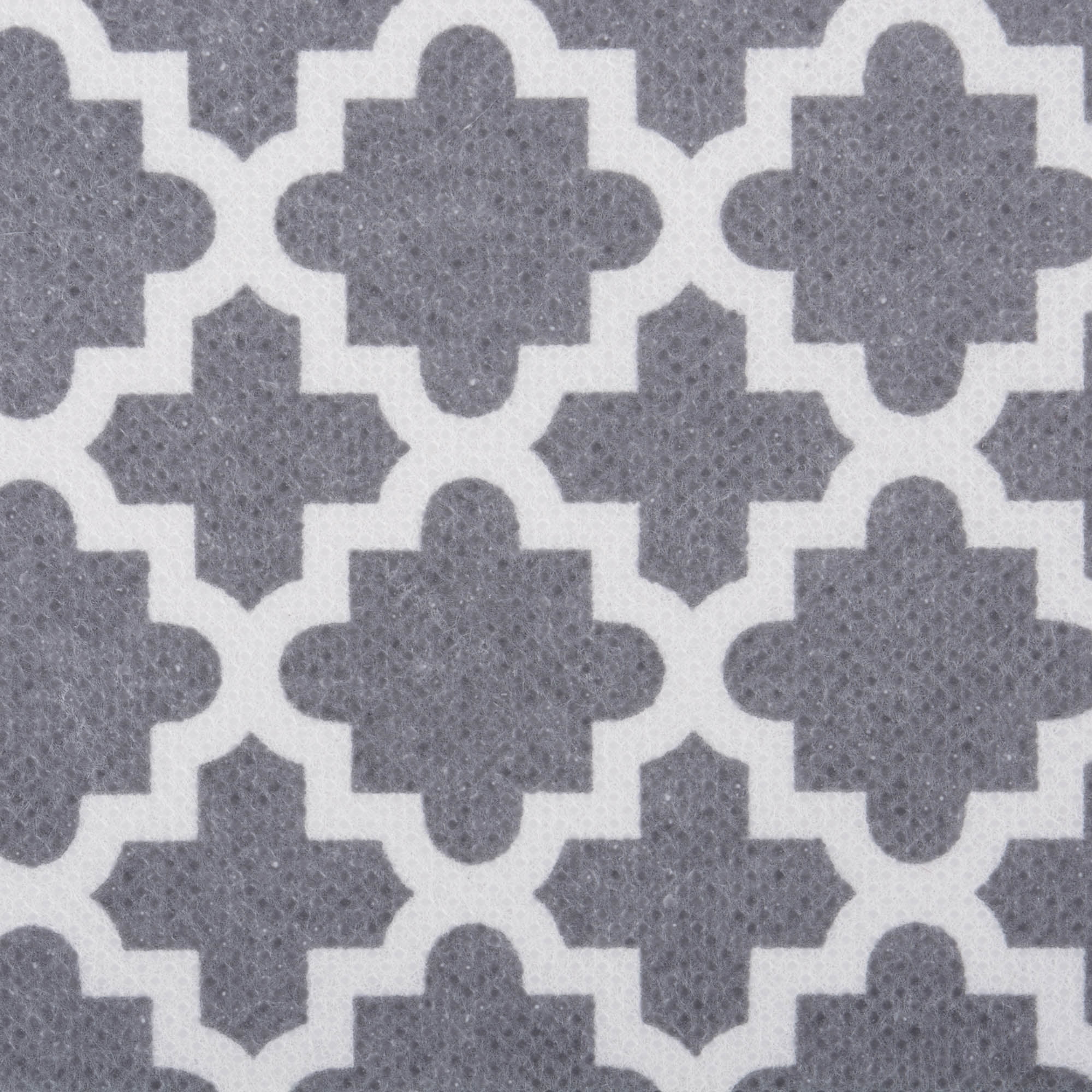 DII 11" Square Polyester Cube Lattice Storage Bin in Gray (Set of 4)