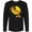AB-Black, variant on Inktastic Roaring Tyrannosaurus Rex Witch on Halloween Long Sleeve T-Shirt