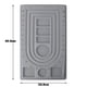 thumbnail image 3 of de de 2 piezas en tablero de abalorios Bandeja para manualidades de bricolaje con bandada gris, 3 of 9