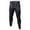 Black, variant on Mens Athletic Pants Black High Waist Compression Stretch pants Quick Dry Yoga Gym Training Basketball Dance Trendy Sports Tights