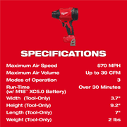 Milwaukee Tool M18 Brushless Precision Blower