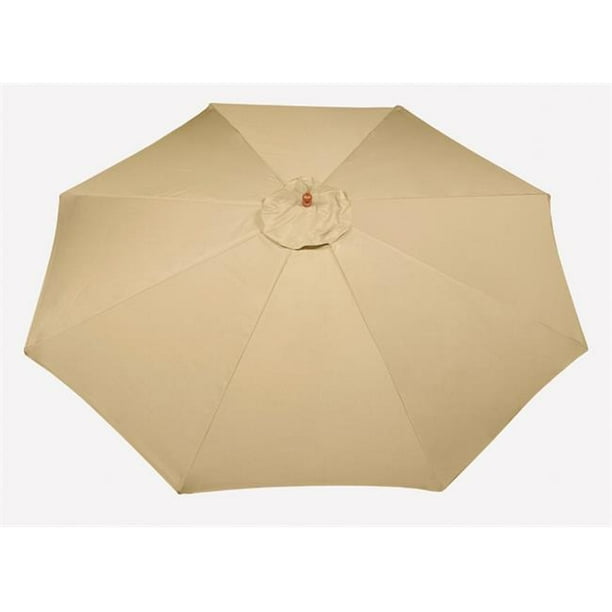 Summer 93247 Wood Market Umbrella - Beige - Walmart.com - Walmart.com