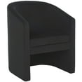 thumbnail image 2 of SAFAVIEH Elysian Modern Style Accent Chair, Black Velvet, 2 of 13