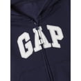 thumbnail image 2 of Sudadera con Capucha y Cierre Completo GAP Logo Navy para Niño de 3 Años, 2 of 2
