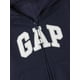 thumbnail image 2 of Sudadera con capucha y cremallera completa con el logotipo de GAP Playtime, azul marino, 4 años, 2 of 2
