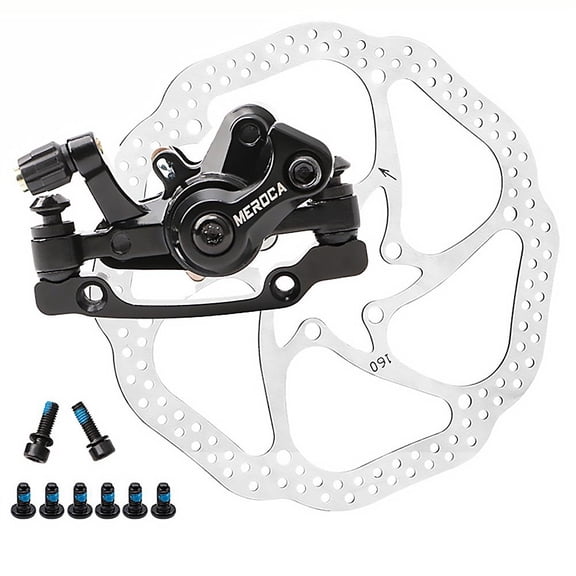 Bike Disc Brake Kit, Bike Front Disc Brake Kit Stainless Steel Rotors,for Mountain Bike, Folding Bike, Road Bike