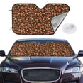 thumbnail image 3 of Lsque Forest Squirrel Car Windshield Sun Shade | Accordion Folding Style Auto Shade for Car Truck SUV Van | Blocks UV Rays Sun Visor Protector | Medium, 3 of 7