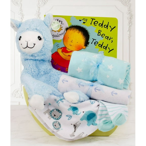 From You Flowers - Bedtime for Baby Gift Basket - Blue