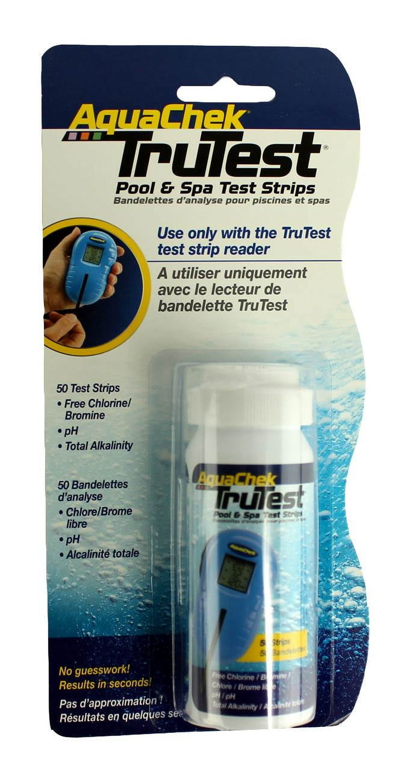 2) Aquachek 512082 TruTest Digital Reader Swimming Pool Spa Test Strips Refills