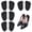 Black-4pairs, variant on Shoe Inserts for Women Ball of Foot Cushions Reusable Metatarsal Pads for Heels