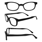 Pacific Coast Sunglasses X-KDs Biker Sunglasses Black Frame & Clear Lens for Night Riding