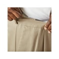 Haggar Men's Big & Tall Work to Weekend®Khaki Pleat Pant Classic Fit