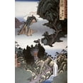 thumbnail image 2 of Hiroshige 10x14 White Modern Wood Framed Museum Art Print Titled - Mikawa Province, Horaiji Temple, 2 of 4