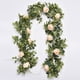 thumbnail image 5 of Hoja de eucalipto rosa enredadera flor artificial rosa hoja de eucalipto enredadera camino de boda Ratán, 5 of 6